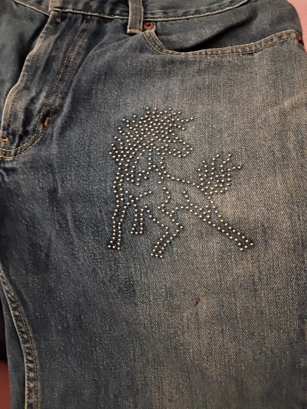 Classic Blue Denim Jeans - Casual Straight Fit